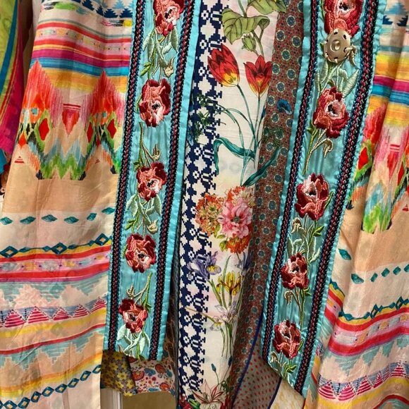 Johnny Was Maci Georgette Reversible Kimono NWOT - Picture 7 of 7